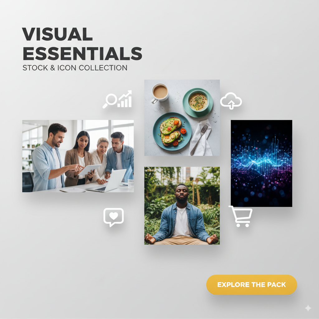 Stock Photography & Icons Pack